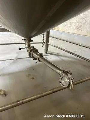 Used Feldmeier 3,700 Gallon Vertical Single Wall Mix Tank.
