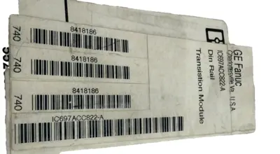 NEW GE FANUC IC697ACC822 A DIN RAIL TRANSISTION MODULE