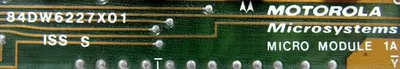 USED MOTOROLA 84DW6227X01 CONTROL BOARD