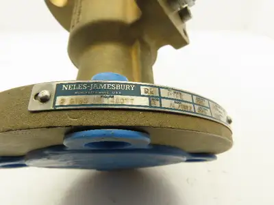 Jamesbury Bronze 2-Way Ball Valve 2" Flanged 150# AL/BRZ 2-5150-12-1400TT