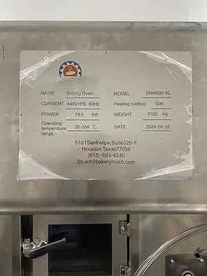 New | in-Stock 2024 BME BME DGF OVEN Conveyor Ovens Texas US | Bakery Machinery and Engineering #1770317