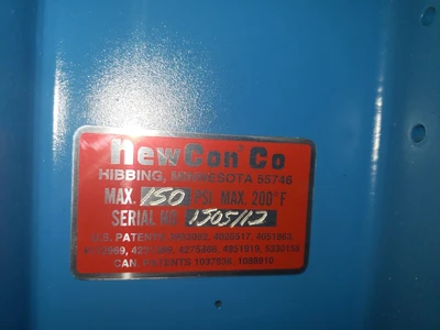 Newcon 8" 150 Class Steel Gate Valve Pneumatic Auctuator