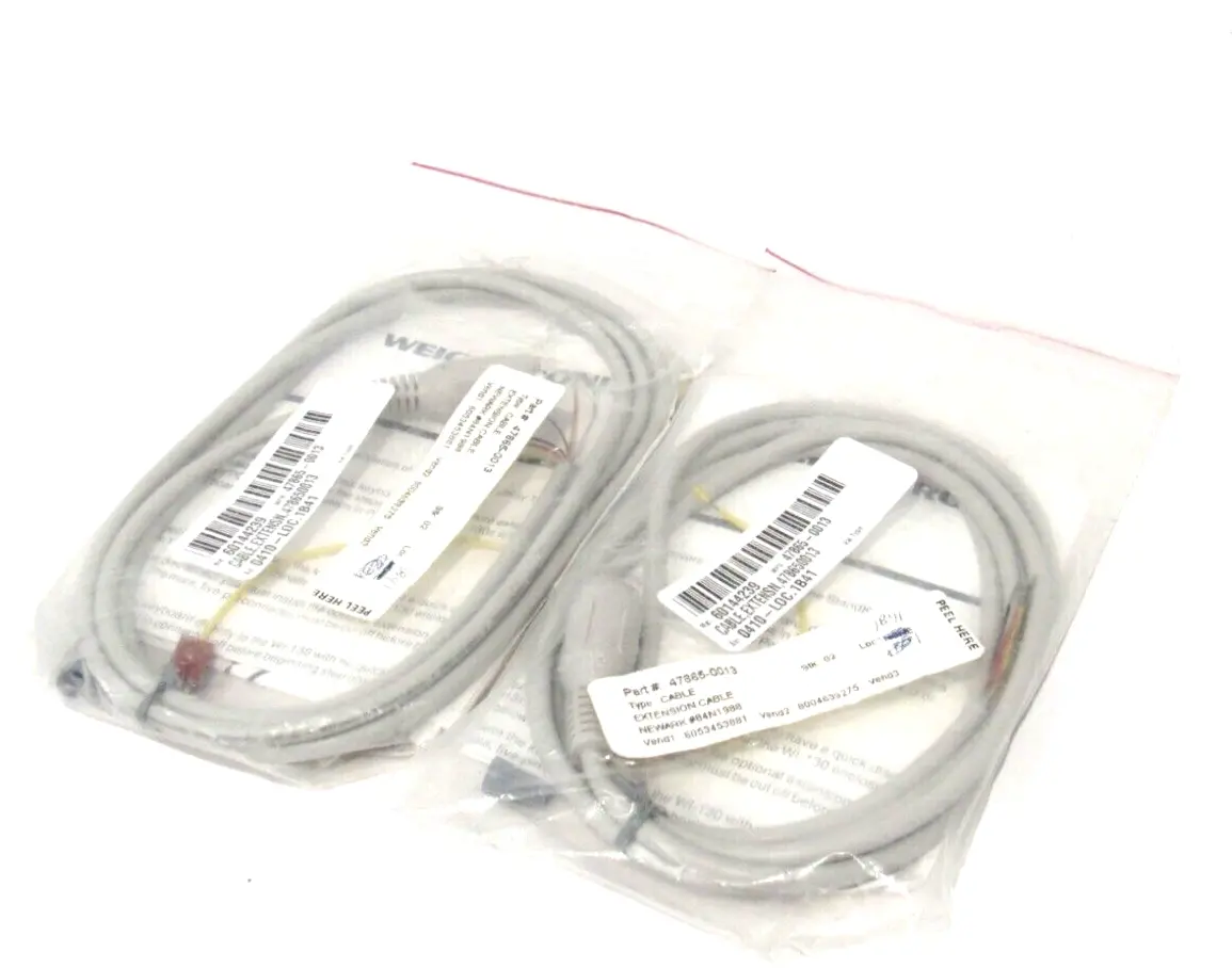 LOT OF 2 NEW WEIGH-TRONICS 47865-0013 EXTENSION CABLE 478650013
