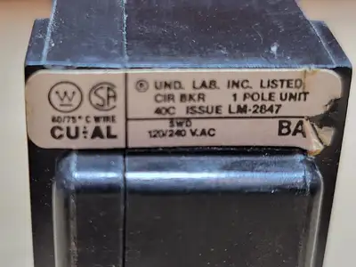 USED WESTINGHOUSE BA120