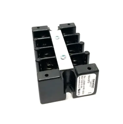 1504 STD | Marathon  75A Lugged Wire Terminal Strip 600V 30A 10-22 CU Solid - New Other