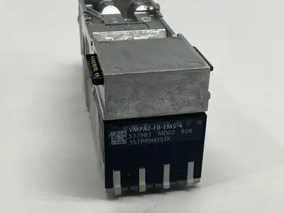 VMPA2-FB-AP-2-1, VMPA2-M1H-G-PI, VMPA2-RP | Festo VMPA2-FB-AP-2-1 Sub Base w/ VMPA2-M1H-G-PI Solenoid Valve VMPA2-RP Cover - Used