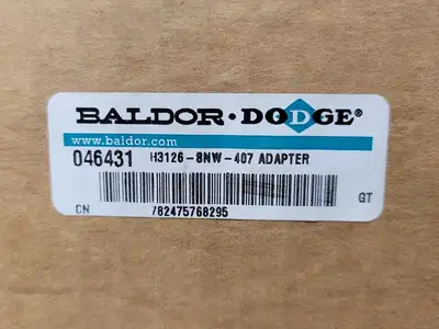 NEW BALDOR DODGE H3126-SNW-407