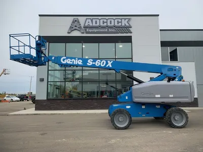 Used 2013 GENIE S-60 X TELESCOPIC BOOM LIFT Telescopic Boom Lifts Alberta CA | Adcock Equipment #1418153