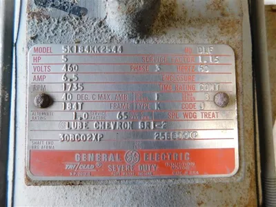 USED GENERAL ELECTRIC 5K184KK2544