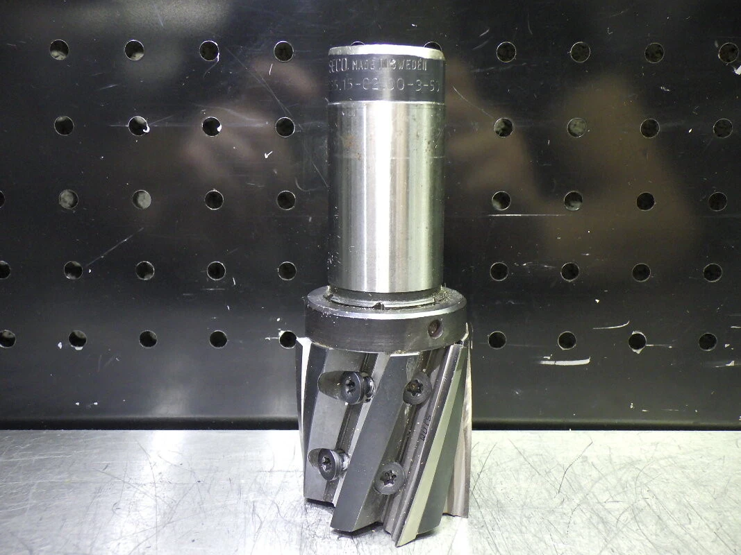 SECO 2" 6 Flute Helical Mill 1.25" Shank R235.15-02.00-3-50 (LOC3569)