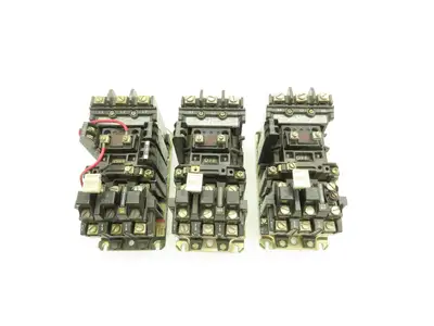 Allen Bradley 509-BOD Motor Starter Overload Relay 120V Coil 600V Lot of 3
