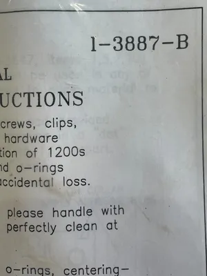 NEW PPC 43MM-1200S-1-RK REPAIR KIT 1-3887-B 43MM1200S1RK