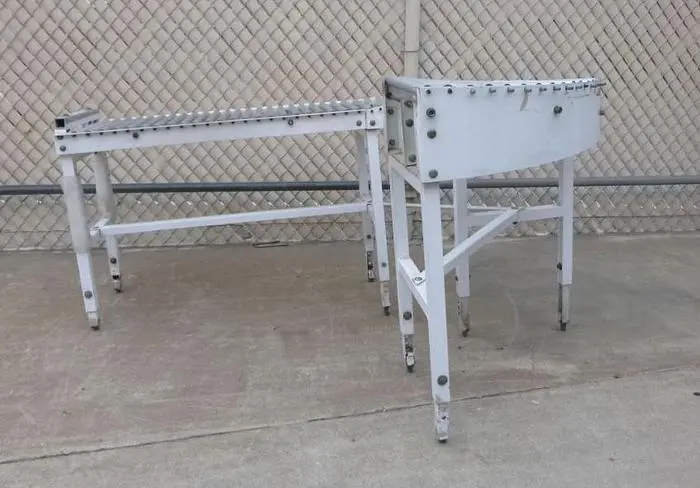 Conveyor, Roller, 17" x 60', Adjustable Height, 180 Degrees, #S743801