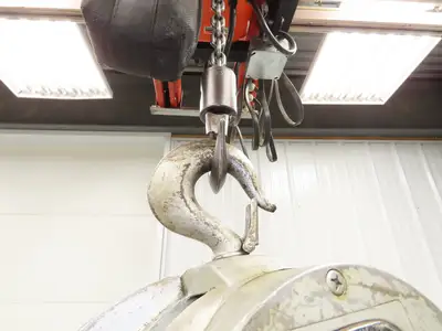 CM Cyclone Model S 2 Ton 4000Lb Manual Chain Fall Hand Hoist 8' 6" Lift