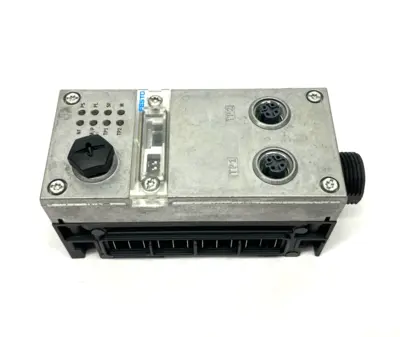 USED FESTO BUS NODE 548755 W/ CPX-GE-EV-S-7/8-4POL INTERLINK BLOCK 541248