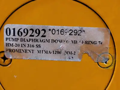 USED PROMINENT MTMA-12065-HM-20-130-SS/PTFE