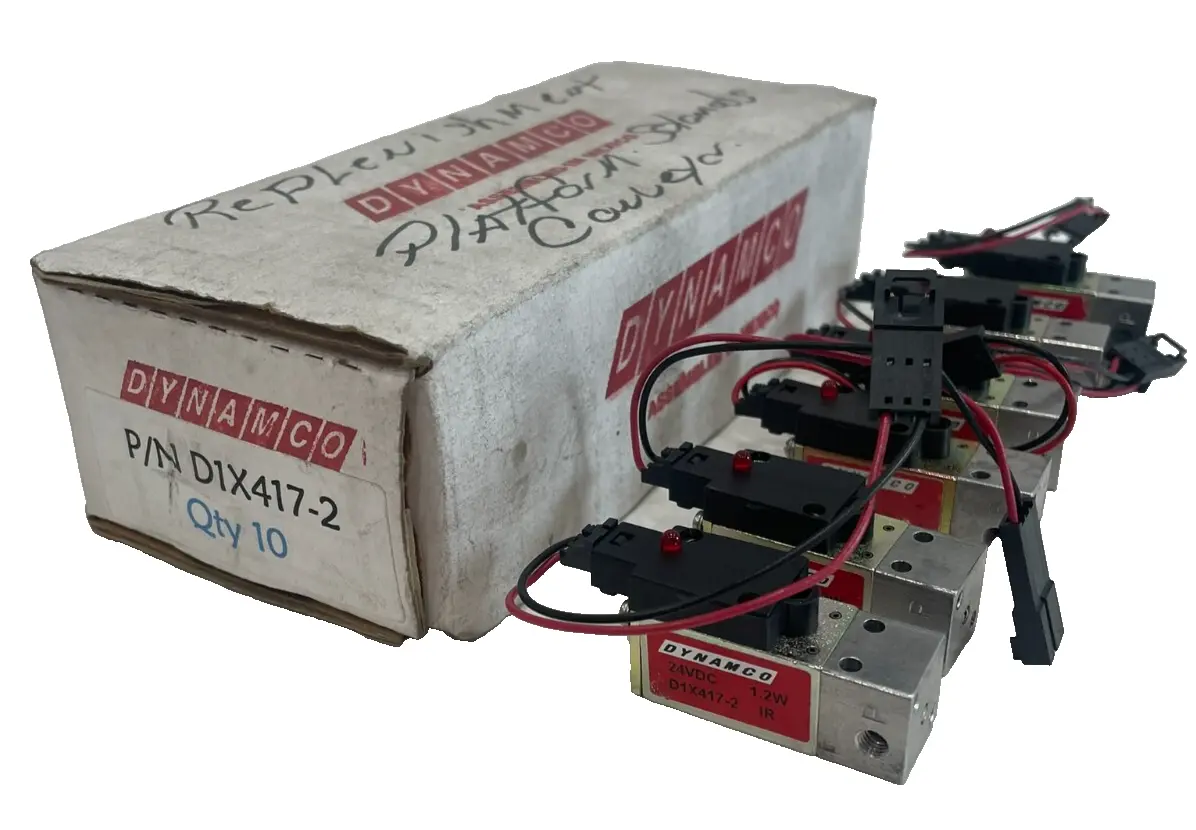 NEW DYNAMCO D1X417-2 SOLENOID VAVLES D1X4172 24VDC 1.2W LOT OF 6