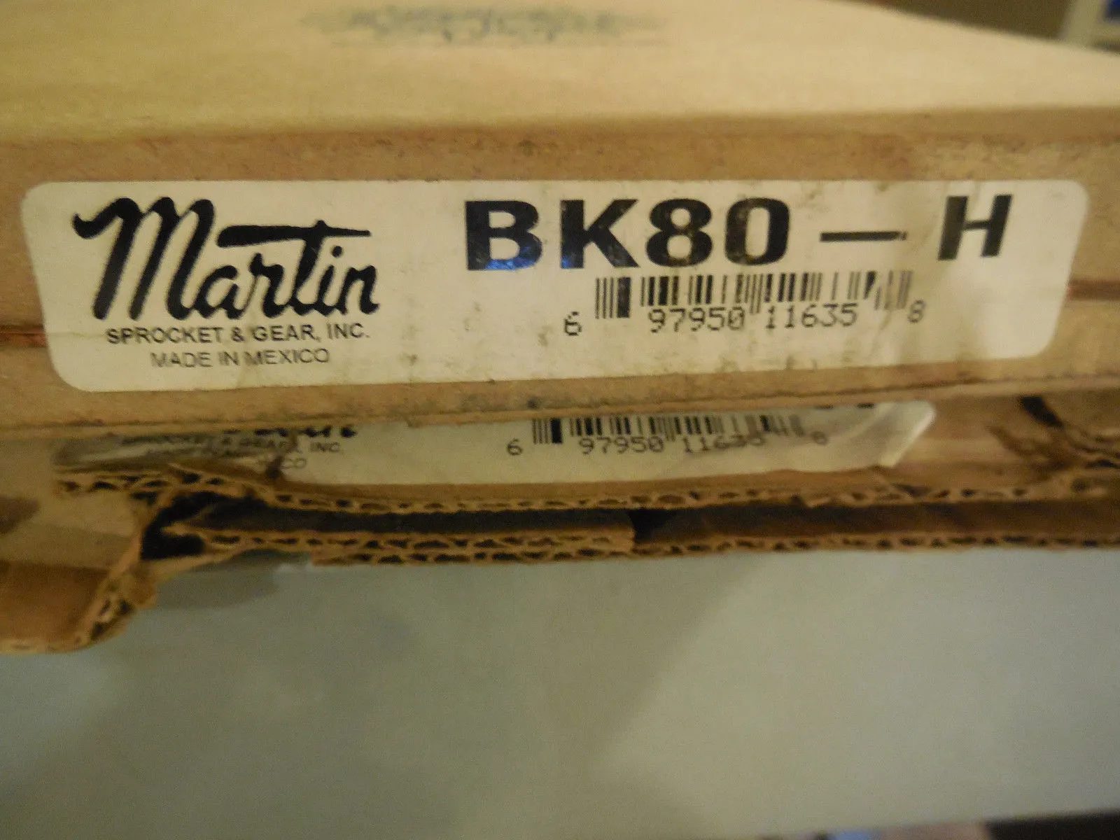 NEW MARTIN SPROCKET BK80-H BUSHED SHEAVE BK80H