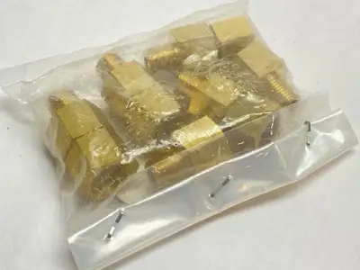 New | in-Stock Midland Industries Adapter 3/8" Female NPTF x 1/4" Male NPTF LOT OF 10 Parts Michigan US | Maverick Industrial Sales #1391085