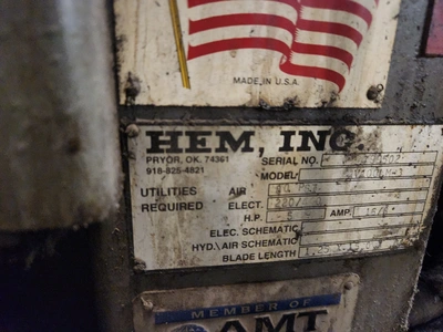 HEM V100LM-3 Vertical Band Saws | Liberty Machine Works LLC (11)