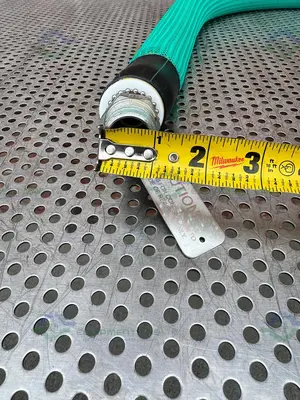 Used HUBER INSULATED CHILLER HOSE 48" W/ 1" THREADED FITTING TO KF40 Hoses California US | Equipment Lab #1287281