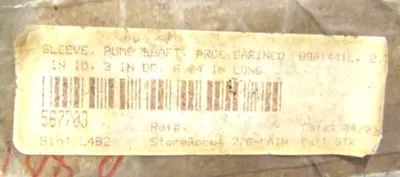 NEW ARDE BARINCO B80144-1L PUMP SHAFT SLEEVE B801441L