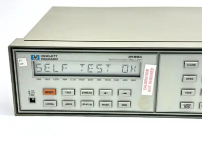 3488A | HP  Switch Control Unit w/ 2x 44472A VHF Switch Modules - Used