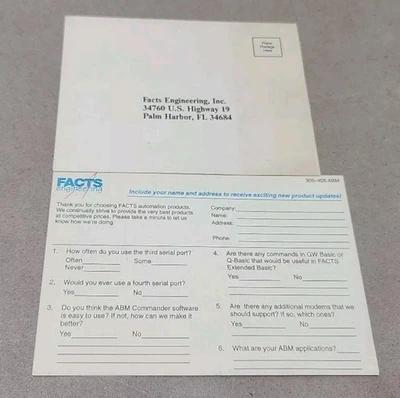 USED Facts Engineering 405-12ABM