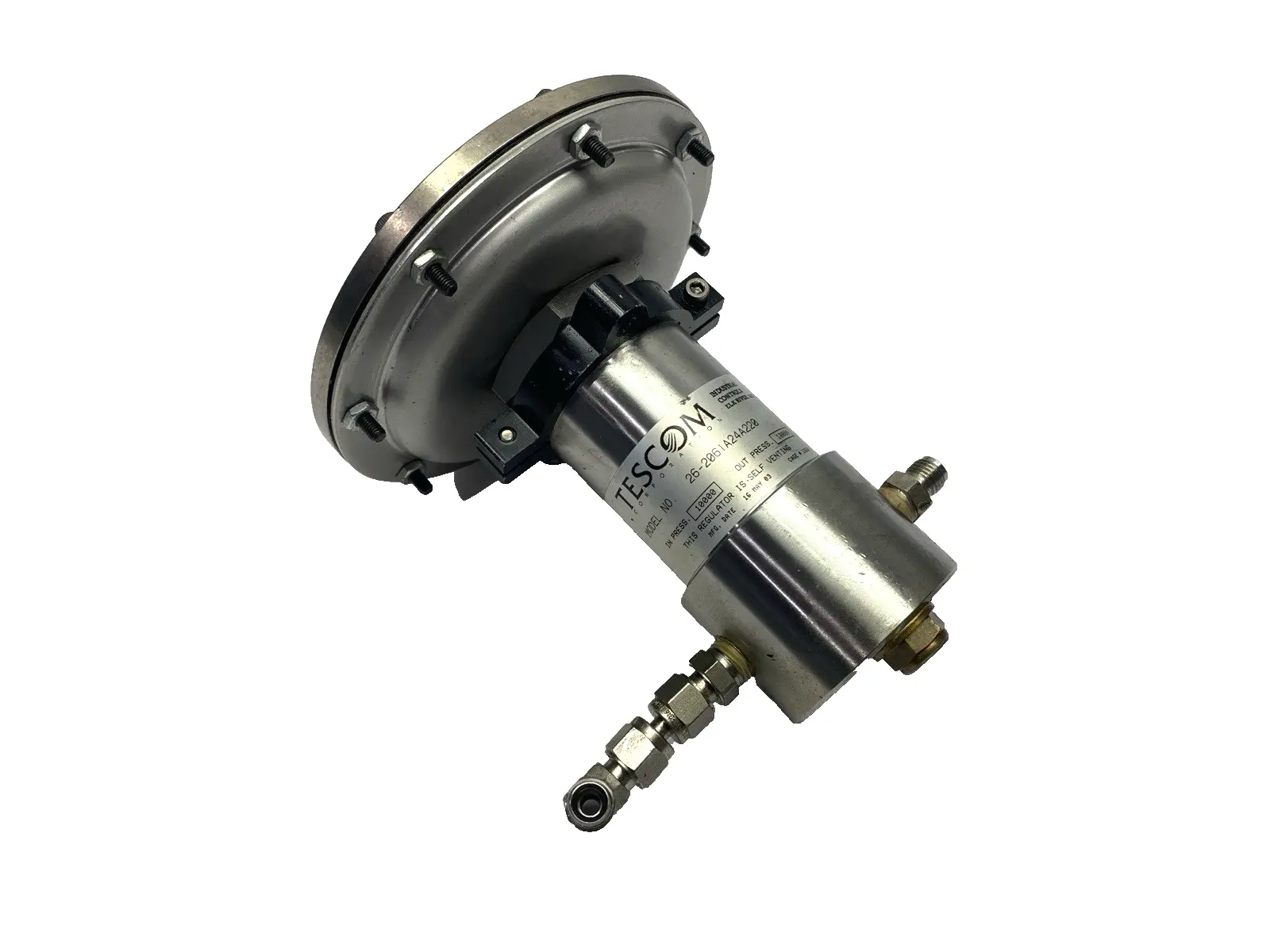 Used Tescom Venting Pressure Regulator, Air Load 1000PSI Air Pressure Regulators Michigan US | Maverick Industrial Sales #1395934