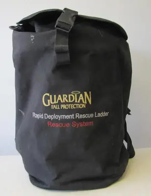 Guardian Fall Protection 17 Ft Rapid Deployment Rescue Ladder Rescue System