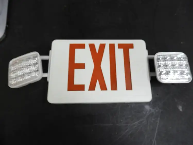 Used Isaac Peoria Used LED Emergency and Exit Light C IP Lighting Illinois US | Falcon Restaurant Supply #1376644