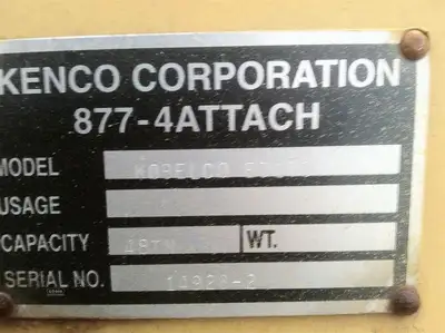 New | in-Stock KENCO KOBELCO ED180 Earth Buckets New York US | Abele Tractor #1343091
