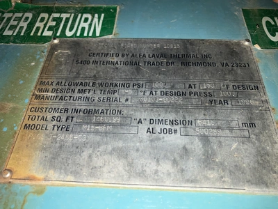 USED 1996 ALFA-LAVAL M15-BFM