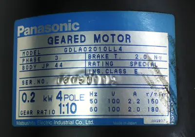 USED PANASONIC GDLA02010LL4
