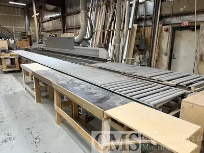 USED 2003 BIESSE STREAM B1 9.0 EDGEBANDER WITH DOUCET RETURN CONVEYOR