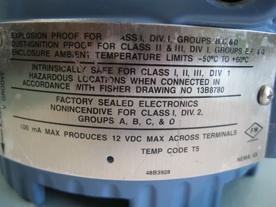 Used Fisher Rosemount Type 3311 Sensors New Hampshire US | Bitter End Trading #1452906