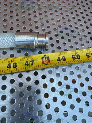 USED ADVANTA PURE APSH-P  48" HOSE W/ 1/2" SANITARY FITTING
