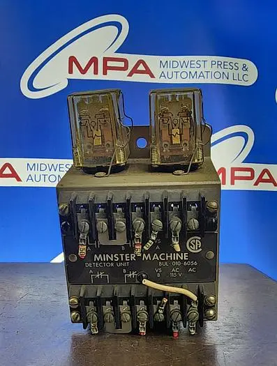 Used MINSTER 010-6056 Industrial Controls Michigan US | Midwest Press and Automation #623029