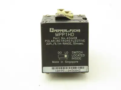 Pepperl & Fuchs MPP1HD Retroreflective Sensor Harsh Duty Polarized 6m Range