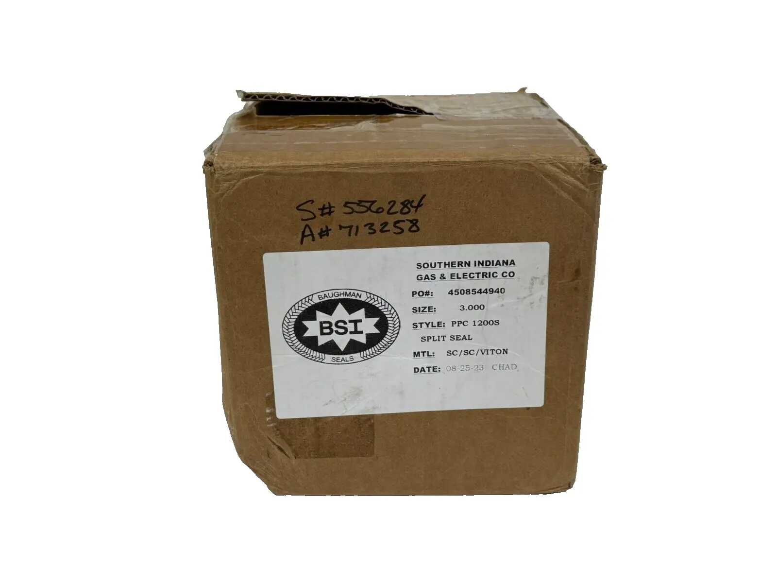 NEW BAUGHMAN SEALS PPC 1200S SPLIT SEAL SC/SC/VITON SIZE 3