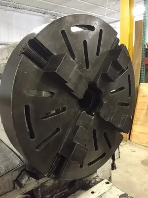37"/50" x 210" MEUSER GEARED HEAD GAP BED ENGINE LATHE