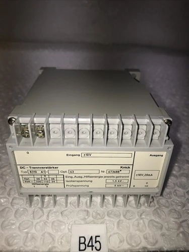 Used KNICK 8310 A1- OPT 63 Servo Drives Indiana US | J&J Industrial Supply #532947