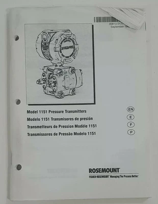 NEW Rosemount 1151GP3S22B1