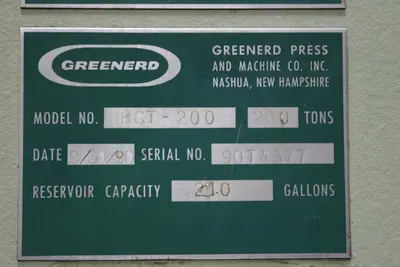 USED GREENERD HCT-200