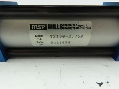 MSP Mills TS150-2.750 Double Rod Guided Slide Cylinder 2-3/4" Stroke