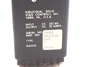 NEW ISSC 1013-1-G-2-B TIMER 10132G3B