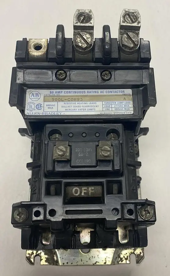 Used ALLEN-BRADLEY 500L-C0H93 PLC Contactors Ohio US | Surplus Asset Holdings #1233917