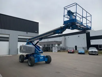 Used 2013 GENIE S-60 X TELESCOPIC BOOM LIFT Telescopic Boom Lifts Alberta CA | Adcock Equipment #1418153