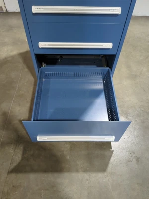 Stanley Vidmar 5 Drawer Industrial Tooling Cabinet Storage Cabinet 59"X28"X30"