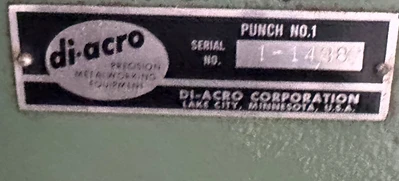 DI-ACRO NO.1 HAND PUNCH
